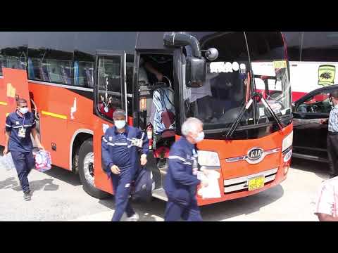 AL HILAL ARRIVAL FOR CAF CHAMPIONS LEAGUE GAME AGAINST ASANTE KOTOKO