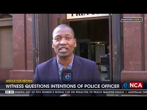 Senzo Meyiwa Murder Trial Witness questions intentions of police officer