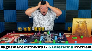 Music video thumbnail preview for Nightmare Cathedral - GameFound Preview (Board Game Review) by Blemish