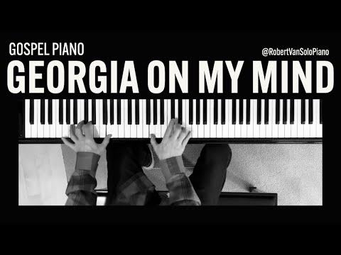 Ray Charles - Georgia on My Mind - Gospel Style - Solo Piano Cover
