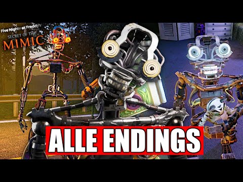 ALL ENDINGS EXPLAINED! - FNAF: Secret of the Mimic