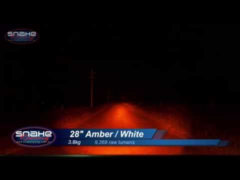 Rigid industries 28" Amber White Spot / Flood Combo