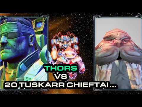 30 Thors vs 20 Tuskarr Chieftain, who takes the cake? | QUICK BATTLE #warcraft #starcraft