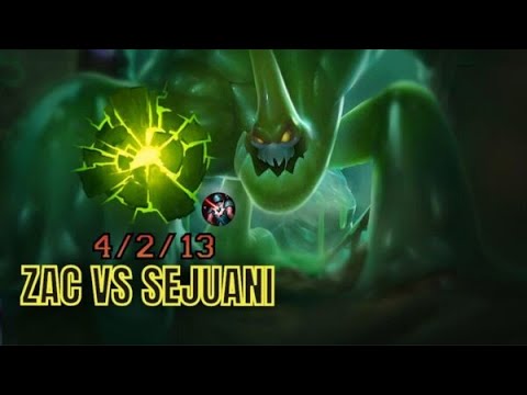 Zac JG vs Sejuani League Of Legends/Parche 10.16