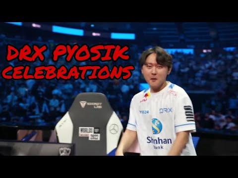 DRX Pyosik FUNNY Celebrations IMITATING his Favourite Champions...