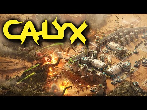 I've Been Waiting on This Dystopian Mining Base Strategy Game! - CALYX