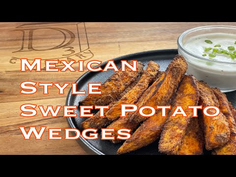 Vegetarian- Mexican Style Sweet Potato Wedges