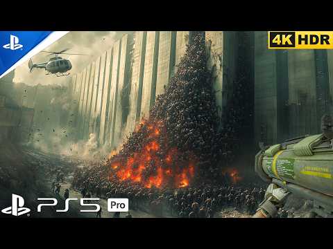 MASSIVE ZOMBIE HORDE ATTACKS HOSPITAL (PS5 PRO) Immersive Realistic ULTRA Graphics (4K 60FPS HDR)