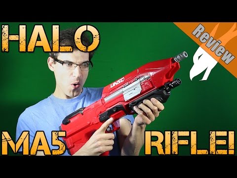 New Blaster Review! | Boomco Halo MA5 Rifle Review | Performance and Chrono | Cosplay Prop?