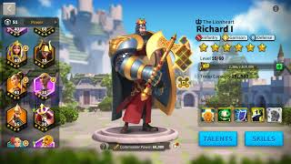 Rok281-VIP13 41M power - expertise Minamoto, YSG and Aethelflaed - 31k Gems