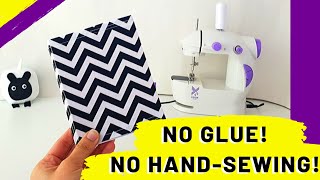 Book Binding DIY with a Mini Sewing Machine | Beginner Sewing Tutorial