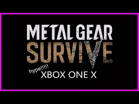Metal Gear Survive Xbox One X Gameplay