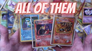 Every Card in my Vintage Pokemon Cards Collection and Getting Ready to Start Selling them on eBay