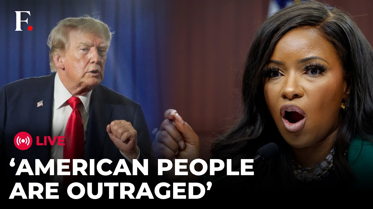 LIVE: US Rep Jasmine Crockett Calls Out Trump's ICE Crackdowns and Conditions Detention Centers