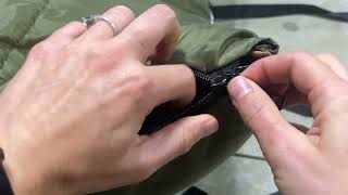 Getting an uneven zipper back on track