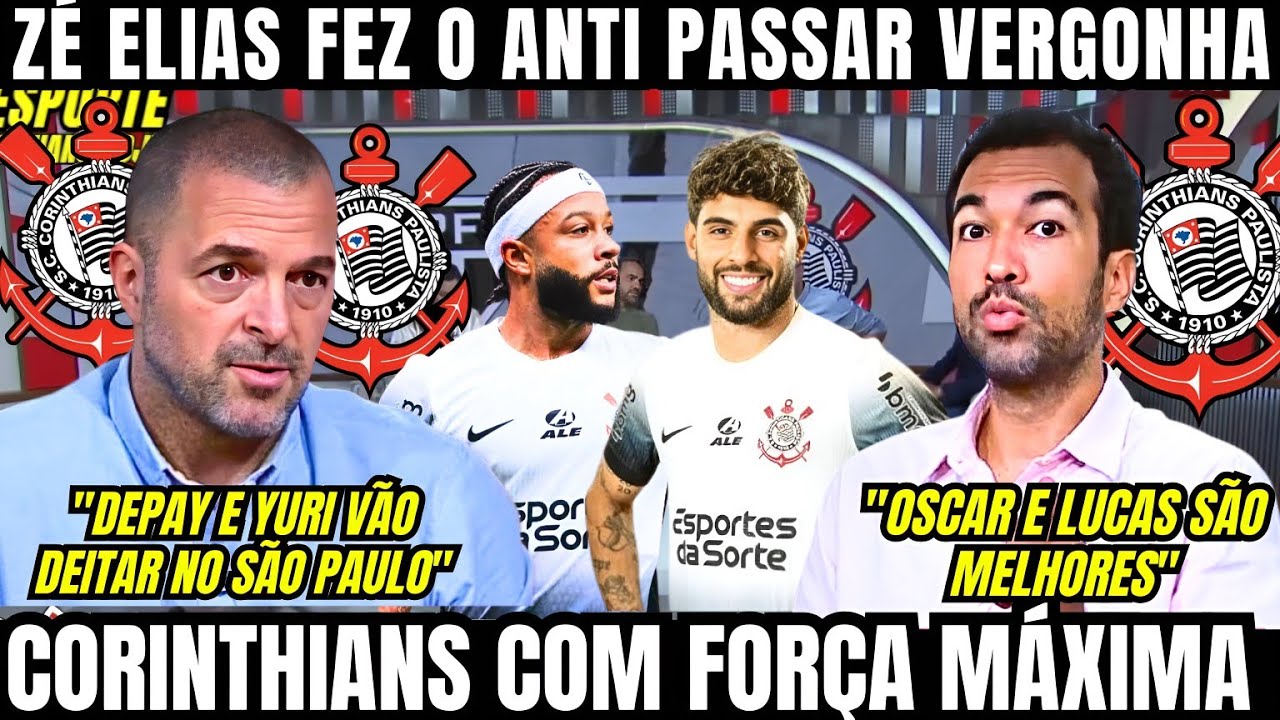 ZÉ ELIAS FEZ O ANTI PASSAR VERGONHA AGORA  DEPOIS DESSA PÉROLA "CORINTHIANS NÃO VAI ALIVIAR DOMINGO"