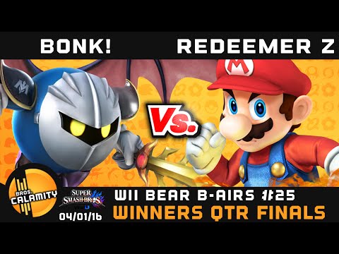 WBB #25 | Bonk! (MK) vs Redeemer Z (Mario) - Winners Qtr Finals - Sm4sh Singles