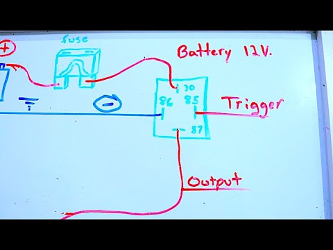 How to Wire a 12v Relay ⚡ 4 pin
