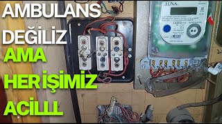 ELEKTRİK PATLIYOR YETİŞ DEDİLER !!! ACİLLL