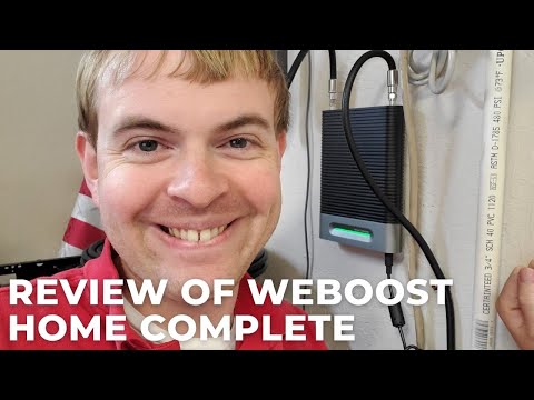 Review and Demo of weBoost Home Complete Cellphone Strength Booster