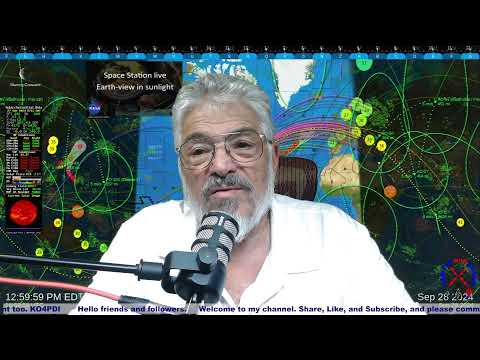 Live 12:45 EDT PM 16:45 UTC ISS Pass 30 Degrees.