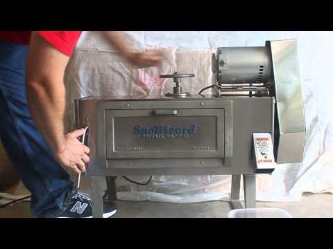 SnoWizard SnoBall Machine - Commercial Ice Block Shaver
