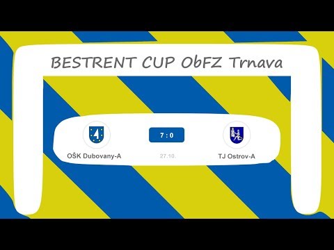 OŠK Dubovany (7:0) TJ Ostrov (2018/10/27) - VII. liga-RUBBEX-ObFZ TT