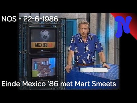 NOS Mexico '86 - Einde uitzending met Mart Smeets (22-6-1986)
