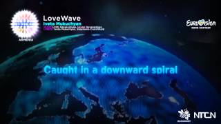 Iveta  Mukuchyan-LoveWave (Armenia) Eurovision 16 Lyrics