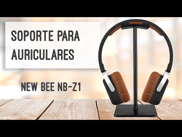 Vídeo relacionado con Generisch Soporte para auriculares desmontable, soporte para auriculares con acolchado de silicona TPU, no antideslizante, soporte para auriculares de gaming para escritorio