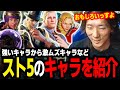 【スト５】スト6からの新規勢必見!?  前作スト5のキャラ性能を簡単に解説どぐら
