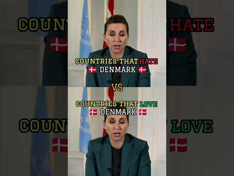 countries that hate denmark vs countries that love denmark#shorts#viralshorts