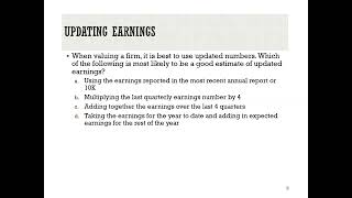 Session 7: Measuring Relative Risk - Betas and Alternatives