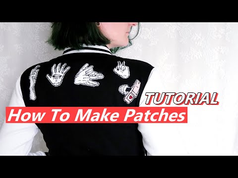 How To Make Custom Patches (from scratch embroidery tutorial)