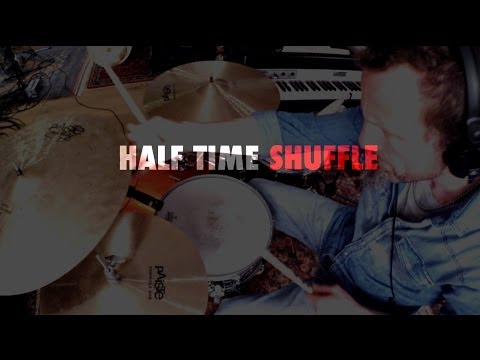 DRUM LESSON: Half Time Shuffle (Purdie, Bonham, Porcaro)