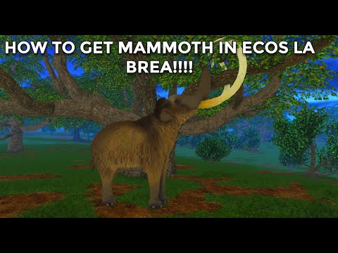 HOW TO GET THE MAMMOTH IN ECOS LA BREA!!!! [ Ecos La Brea! ]