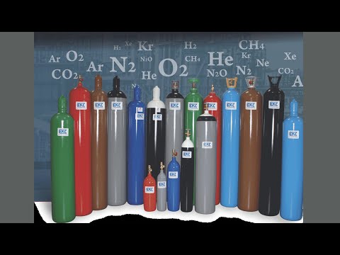 Empty nitrous oxide gas cylinder a-type (5 litre) - ekc