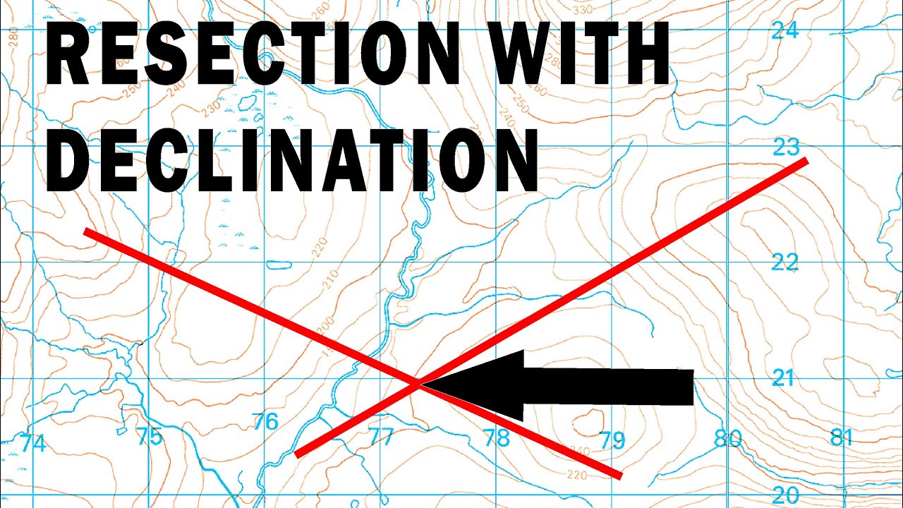 Declination when doing a resection
