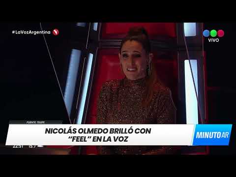 Nicolás Olmedo brilló en La Voz con "Feel", de Robbie Williams- Minuto Argentina 🇦🇷