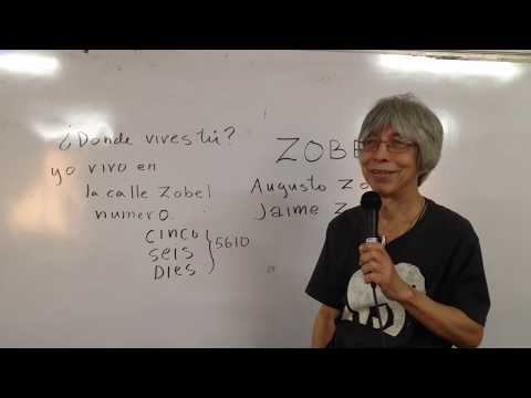 How to pronounce ZOBEL  in Escoda Spanish Lessons  1