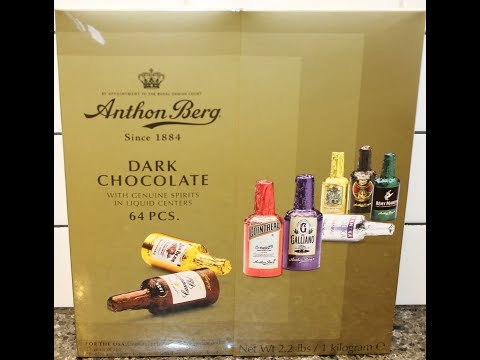 Anthon Berg Dark Chocolate with Genuine Spirits in Liquid Centers Review