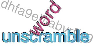 word unscramble 2