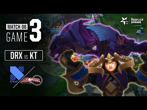 DRX vs KT | Match06 Game3 H/L | 2020 LCK Spring