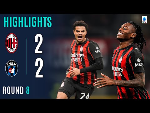 MILAN-PISA 2-2 | HIGHLIGHTS | Youngster Rescues Milan At The Death | Serie A 2025/26