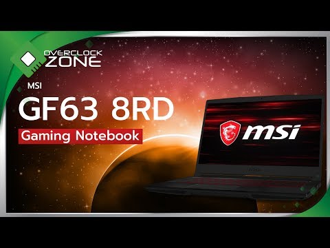 รีวิว MSI GF63 8RD : Gaming เบา บาง ราคาไม่แพง