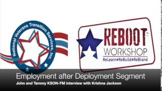 Employment after Deployment KSON FM Interview REBOOT