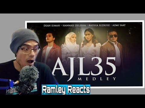 Beautiful Voices! | AJL35 Medley - Hannah Delisha, Azmi Saat, Raysha Rizrose & Dean Eiman | Reaction
