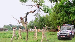 Best Amazing Funniest Video 2022 Police and Chore funny comedy video By Maha Funny