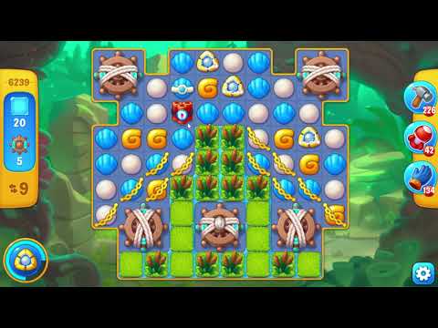 Fishdom 6239 Level - 20 moves - NO BooSTERS