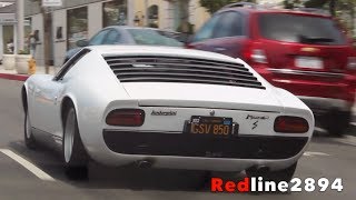preview picture of video 'Rare Lamborghini Miura S in the Streets of Beverly Hills'